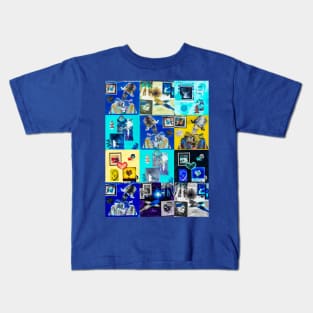 Hello, Yellow Llama Blues Kids T-Shirt